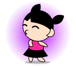 Teenage Girl in Action sticker #14199008