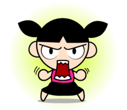 Teenage Girl in Action sticker #14199011