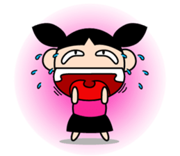 Teenage Girl in Action sticker #14199012