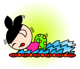 Teenage Girl in Action sticker #14199017