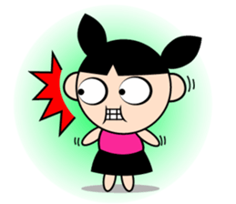 Teenage Girl in Action sticker #14199018