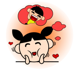 Teenage Girl in Action sticker #14199020