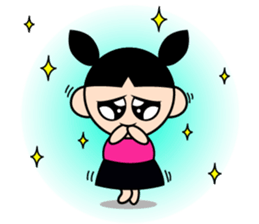 Teenage Girl in Action sticker #14199021