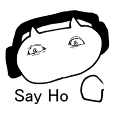 SCP-040-JP "Nekodesu" Sticker sticker #14199872