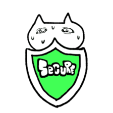 SCP-040-JP "Nekodesu" Sticker sticker #14199875