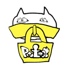 SCP-040-JP "Nekodesu" Sticker sticker #14199877