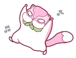 Flying squirrel in Okayama sticker #14200223