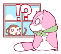 Flying squirrel in Okayama sticker #14200228