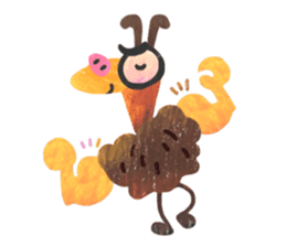 Mr. Ostrich sticker #14200268