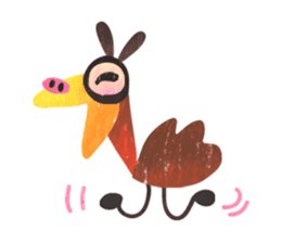 Mr. Ostrich sticker #14200288