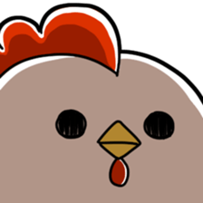Loose chicken and chick 2017 Happiness! sticker #14201155