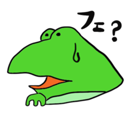 Cat & frog 15 sticker #14201906