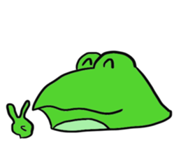 Cat & frog 15 sticker #14201921