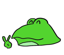 Cat & frog 15 sticker #14201921