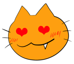 Cat & frog 15 sticker #14201940