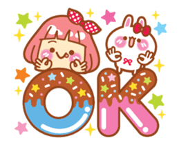 Lin Lin and Machi rabbit are moving up! sticker #14202289