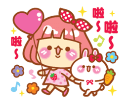 Lin Lin and Machi rabbit are moving up! sticker #14202298