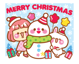 Lin Lin and Machi rabbit are moving up! sticker #14202305