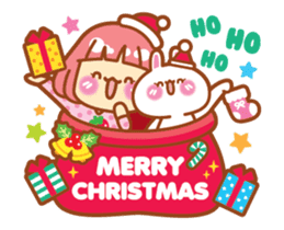 Lin Lin and Machi rabbit are moving up! sticker #14202306