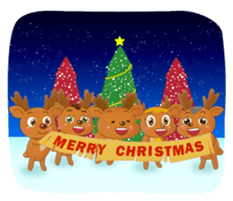 Fortunate and joyful Christmas! sticker #14202371