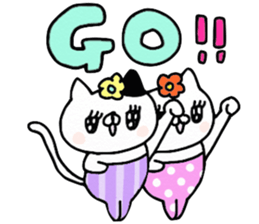 We are cats of the good friend7.5 sticker #14202570