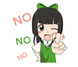 Lucy litle cute girl. sticker #14202667