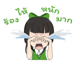 Lucy litle cute girl. sticker #14202668
