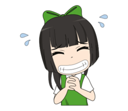 Lucy litle cute girl. sticker #14202669