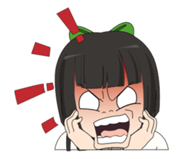 Lucy litle cute girl. sticker #14202671