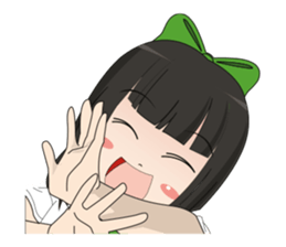 Lucy litle cute girl. sticker #14202672