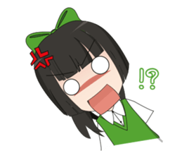 Lucy litle cute girl. sticker #14202676