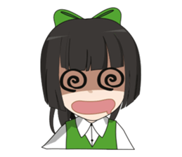Lucy litle cute girl. sticker #14202677