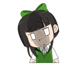 Lucy litle cute girl. sticker #14202678