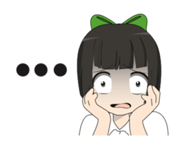 Lucy litle cute girl. sticker #14202679