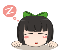 Lucy litle cute girl. sticker #14202680