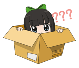 Lucy litle cute girl. sticker #14202681