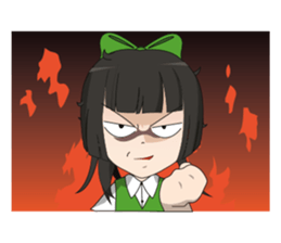 Lucy litle cute girl. sticker #14202682