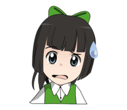 Lucy litle cute girl. sticker #14202684