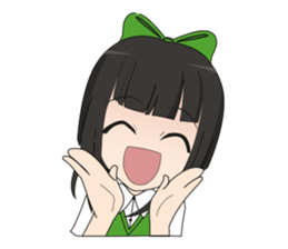 Lucy litle cute girl. sticker #14202688