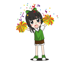 Lucy litle cute girl. sticker #14202694
