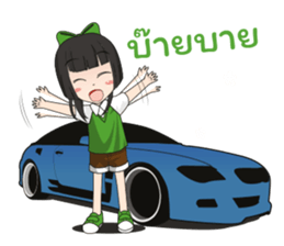 Lucy litle cute girl. sticker #14202697