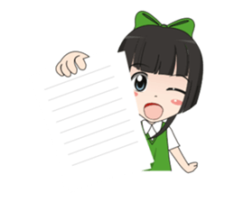Lucy litle cute girl. sticker #14202701