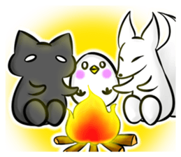 Black cat's life 3 sticker #14202839