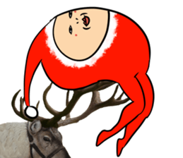 kata-asi-santa sticker #14203377