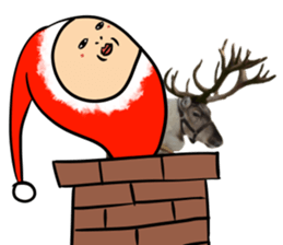 kata-asi-santa sticker #14203385