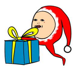 kata-asi-santa sticker #14203387
