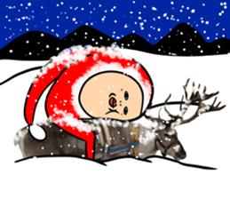 kata-asi-santa sticker #14203389