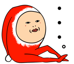kata-asi-santa sticker #14203392