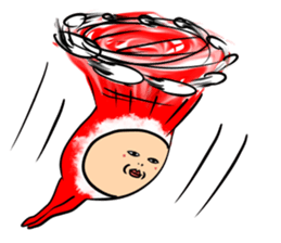 kata-asi-santa sticker #14203393