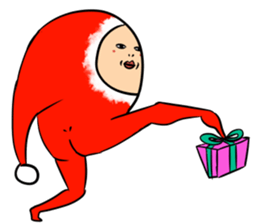 kata-asi-santa sticker #14203405